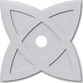 thumbnail image 1 of Ekena Millwork CMP28CM-04000 28 Pouces x 4 Pouces ID Carré Cosmo Architecture Grade Médaillon de Plafond Contemporain PVC, 1 of 1