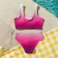 thumbnail image 6 of Grblisyd Girls Swimsuits Two Piece Casual Scoop Neck Gradient Bikini Sets Size 1-10 Years, 6 of 6