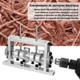 thumbnail image 3 of El pelacables manual de doble uso puede soportar el pelado con taladro eléctrico Pelacables de hierro Rango de pelado 1-30 mm de diámetro Hoja única, 3 of 5