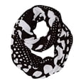 thumbnail image 6 of Peach Couture Vintage Multicolored Classic Bright Polka Dot Infinity Loop Scarf, 6 of 8