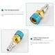 thumbnail image 4 of R1234Yf to R134A Low Side Quick Coupler, R12 to R134A Hose Adapter Fitting Connector for Car Air-Con, 4 of 5