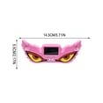 thumbnail image 3 of Luz Estroboscópica Led con Forma de Ojo de Diablo Alimentada Por Energía Solar para Parabrisas de Automóviles: Luz de Seguridad de Advertencia para Camiones, Suv y Furgonetas. No Requiere Cableado., 3 of 6