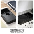 thumbnail image 2 of CIMAXIC 2pcs Calligraphy Inkstones Two-sided Inkslabs Lightweight Inkstones (Black),5.51"X3.07"X0.83", 2 of 5