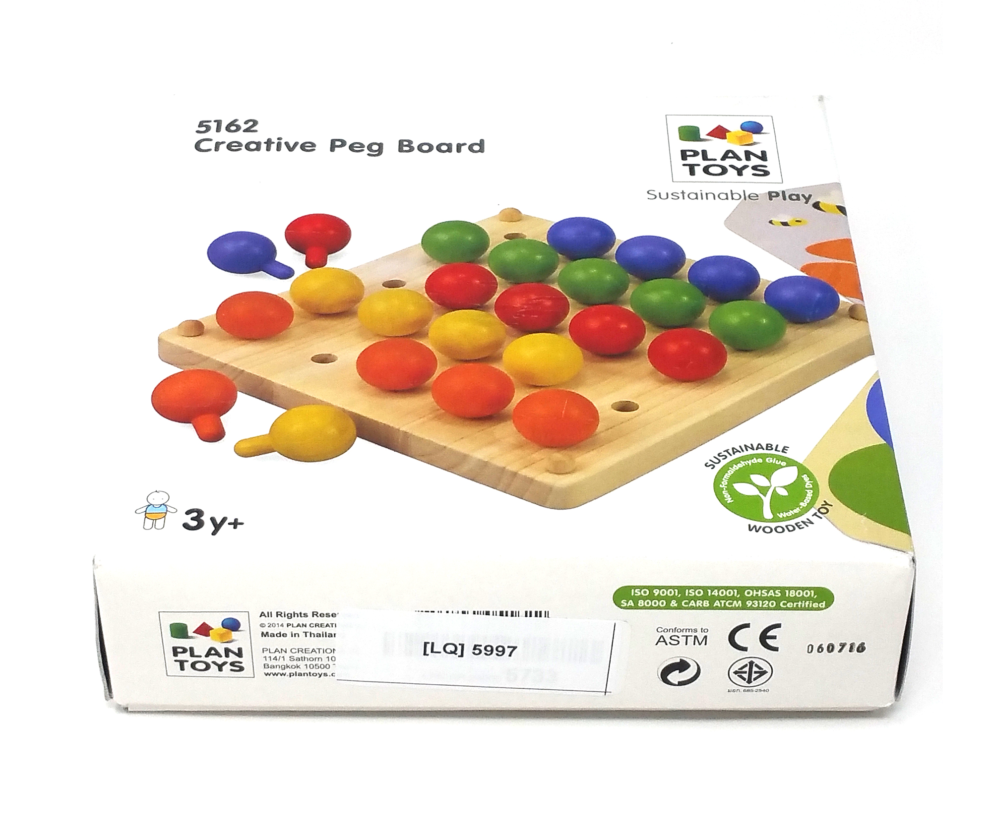 plan toys creative peg board