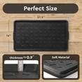 thumbnail image 2 of Durable Rubber Boot Tray and Shoe Mat for Entryway - Heavy Duty Waterproof Shoe Tray Organizer, Non Slip Boot Trays for Front Door, Entryway Muddy Shoes Storage, 16x27.5 Inches, 2 of 4