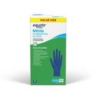 Equate Nitrile Exam Gloves, One Size Fits Most, 200 Count