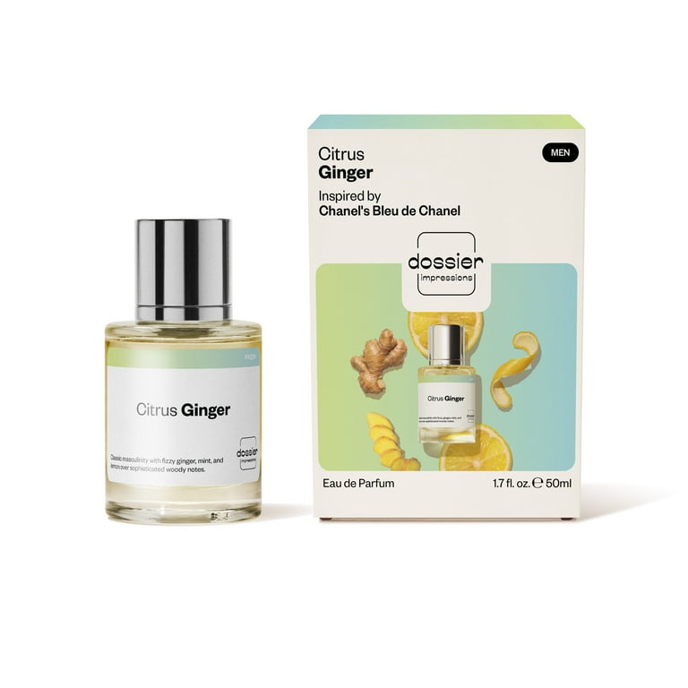 Dossier Citrus Ginger Eau de Parfum Inspired by Chanel's Bleu de