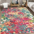 thumbnail image 2 of HOMERRY Large Pink Rug 9' x 12' Area Rug for Living Room Abstract Indoor Carpet, 2 of 6
