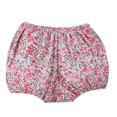 

SIEYIO Toddler Girls Bloomer Shorts Baby Beach Summer PP Pants Linen Cotton Blend Shorts for Infant Girl 0-2Year Photo Props