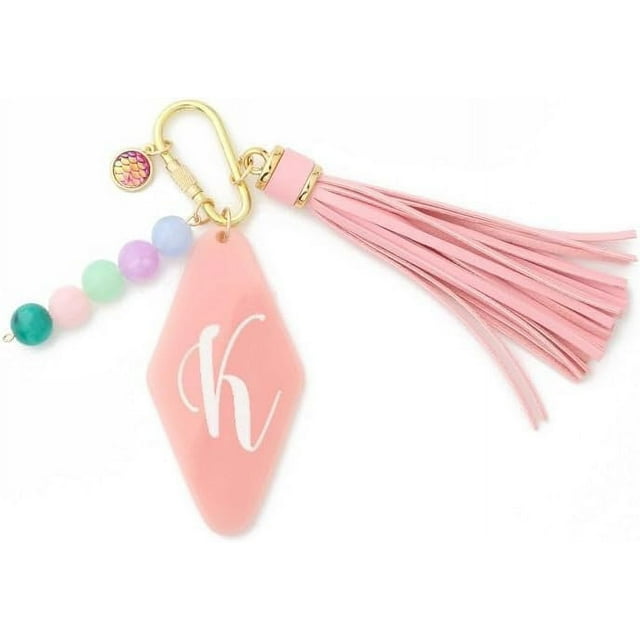 Letter Keychain,26 Letters A-Z Decorative Letter Keychain,Name Keychain for Women Girls Men Teenager Gift