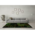 thumbnail image 3 of Ahgly Company Indoor Rectangle Abstract Green Modern Area Rugs, 5' x 7', 3 of 4