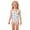 Black(Floral Print), variant on Girls Swimsuit Cute Funny Graphic One Piece Beach Swimwear Vacation Girls Fashion Bathing Suits for Kids with Adjustable Strap Gray 5-6 Years