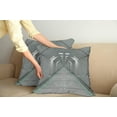 thumbnail image 3 of Ambesonne Grey Throw Pillow Cover 2 Pack, Corridor in Ship Space, 24", Green, 3 of 6