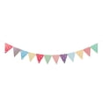 thumbnail image 1 of pitrice Cartoon colored flag triangle banner, 1 of 8