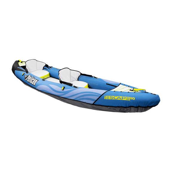 Pelican - Convertible Inflatable Tandem Kayak iESCAPE 110 - Navy Blue