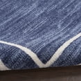 thumbnail image 6 of Nourison Essentials Indoor/Outdoor Navy/Ivory 10' x 14' Area Rug, (10x14), 6 of 10