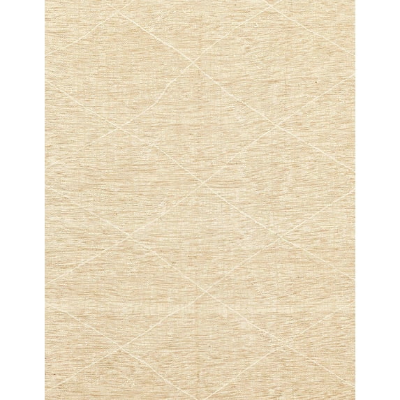 Ahgly Company Machine Washable Indoor Rectangle Abstract Yellow Area Rugs, 8' x 10'