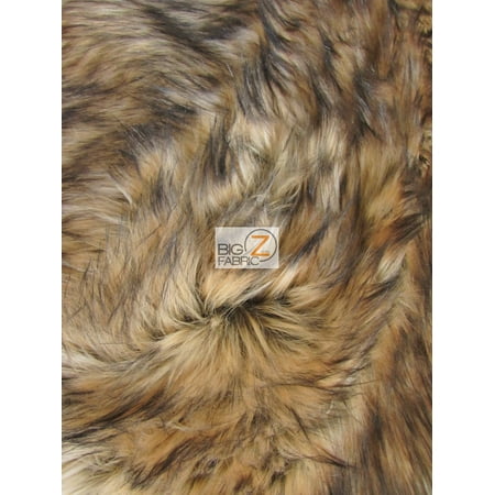 Tasmanian Wolf Fur - Faux Fake Fur Animal Short Pile Coat Costume Fabric / Tundra Wolf / Sold By The Yard