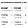 thumbnail image 7 of BENFEI USB C to HDMI 6 feet Cable [4K@60Hz, Aluminum Shell, Nylon Braided, Grey, 1 Pack] Compatible with iPhone 15 Pro/Max, MacBook Pro/Air 2023, iPad Pro, Surface Book 2, Galaxy S23 and More, 7 of 7