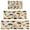 Beige Realistic Dinosaurs, variant on Beige Origami Dinosaurs Pattern Kitchen Rugs Sets Of 3,Kitchen Runner Rugs Non Skid Washable,Decorative Kitchen Floor Mats for Kitchen,Sink,Laundry,17"x30"+ 17"x47" + 17"x59"