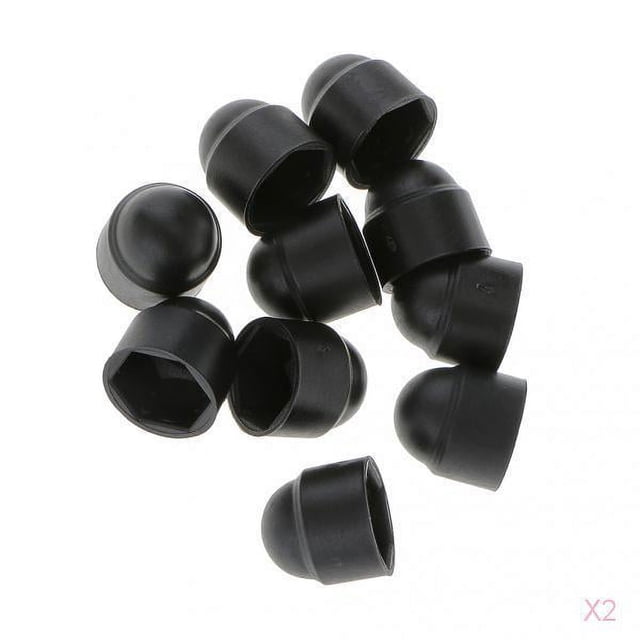 20 piezas M6 10x13mm Domo Pernos Tuercas Tapas de protección Cubierta Hexágono hexagonal (Plástico)