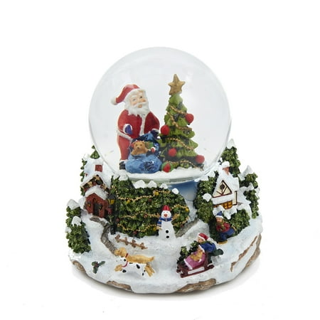 4 quot led battery operated musical santa and holiday tree 4 quot led battery operated musical santa and holiday tree