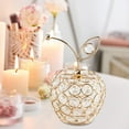 thumbnail image 4 of yuksok Fruit Statue Art Crafts ,Handmade Shiny Rhinestone Figurines for Entrance Hotel Apples, 4 of 7