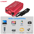 thumbnail image 5 of 500W Modified Sine Wave Power Inverter 12V DC to 110V AC Vehicles Converter 2 AC Outlets + 2USB Charger Car Plug Adapter for Laptop, Computer, Car, RV, Camping & Home Red, 5 of 8