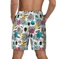 thumbnail image 4 of Balery Turtle Mens Swim Trunks Swim Shorts for Men Quick Dry Inseam Beach Shorts with Compression Liner Pocket-XX-Large, 4 of 9