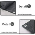 thumbnail image 3 of SUNNY GUARD Balcony Privacy Screen 2.6/3/3.3 ft x 10/16/20 ft Apartments Railing Screen Fence for Outdoor Patio Deck Backyard Porch, 3'x16'Dark Gray, 3 of 6