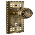 thumbnail image 2 of Nostalgic Warehouse Cramea_Sd_Kh Vintage Meadows Solid Brass Single Dummy Door Knob -, 2 of 2