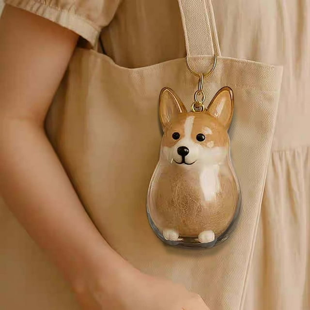 Nilvkv Transparent Storage Box Cute Animals Capsule Pendant Decorative Commemorative F Box Gift, Halloween Decorations, Home Decor