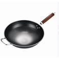 thumbnail image 2 of Feltree Ear Handle Skillet 10/12 Inch Cast Iron Flat Pan with Helper Handle, Even Heat Natural Nonstick Frying Pan, Oven Safe to 500°F for Kitchen Cooking, 2 of 5