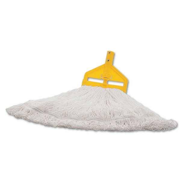 Rubbermaid Commercial Finish Mop Heads, Nylon, White, Large Walmart