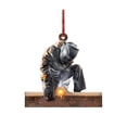 thumbnail image 3 of Hanging Welder Christmas Ornament 2D Acrylic Figure, Unique Holiday Tree Decoration for Kids, Festive Xmas Gift Idea, Red Suit Welding Theme, Pack of 1, 3 of 6