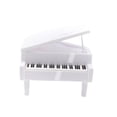 thumbnail image 2 of Alcancía con forma de piano para decoración de escritorio, para niños blanco, 2 of 5