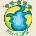 thumbnail image 3 of CafePress - Peas On Earth T Shirt - Men's Classic Graphic T-Shirt, 3 of 4