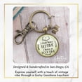 thumbnail image 4 of Book Lovers Gutsy Goodness Bronze Keychain Don't Have Bedtime Booktime Readers Bookworm Jewelry, 4 of 8