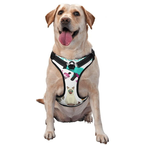 Balery Pet Care Grooming Arnés para Perros Grandes Antitirones, Arnés con Correa para Gato, Arnés Tipo Chaleco para Perros Pequeños-Large