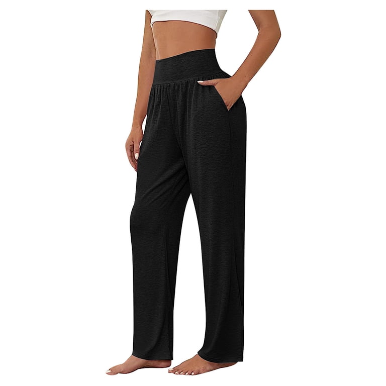 Women's High Waisted Wide Leg Yoga Pants Casual Lounge Pants