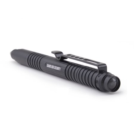Guard Dog Tactical Flashlight Pen Black (Best Tactical Pen Light)