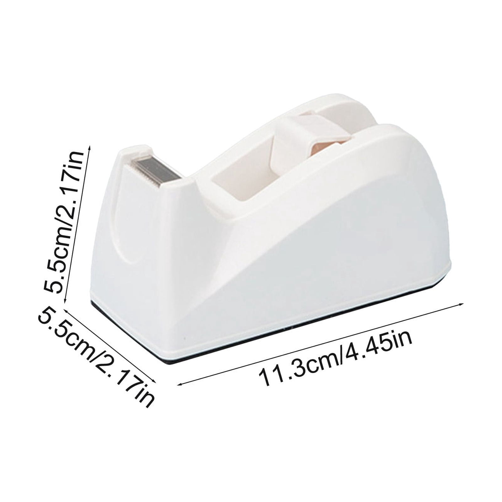 Tape Dispenser Equipped with Antiskid Base and Blades Smooth Rollers, Suitable for Tapes Width within 18mm