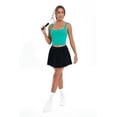 thumbnail image 4 of RUNNING GIRL Women’s Workout Tank Top Cropped Athletic Top Square Neck Sleeveless Yoga Shirt, 4 of 5