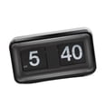 thumbnail image 1 of Reloj retro Reloj de flip, reloj digital de reloj de mesa, reloj de escritorio de flip para mesa de comedor, hogar, cocina, decoración de dormitorios Negro, 1 of 8