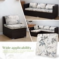 thumbnail image 3 of TOPCHANCES 2 Pcs Patio Stretch Sofa Cushion Covers Outdoor Cushion Covers Replacement with Elastic Bottom, Couch Slipcover Sofa Seat Covers Patio Furniture Protector, Blooming Leaves, 3 of 25