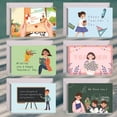 LUODU Stationary Cards Baby Boy Shower Woman Friend Birthday Blank