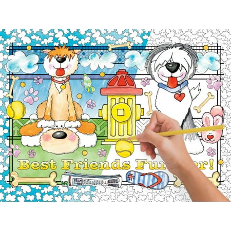 Vermont Christmas Company Best Friends - 300 Piece Color Your Own