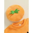 thumbnail image 5 of FEORJGP Toddler Boys Girls Halloween Cosplay Costume 0 3M 6M 12M 18M 24M Infant Baby Sleeveless Vests Pumpkin Crew Neck Tank Tops with Hat Kids Littlese Comfy Fun Role Play Outfits for Party, 5 of 7