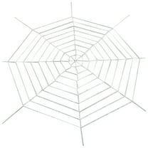 SUSHANG Halloween Spider Web Decoration Elegant Choise Halloween Decoration 11.8ft Circular White One Size