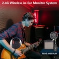 thumbnail image 2 of Sistema inalámbrico de monitoreo in-ear KIMAFUN de 6 canales y 20 m, 2 of 8